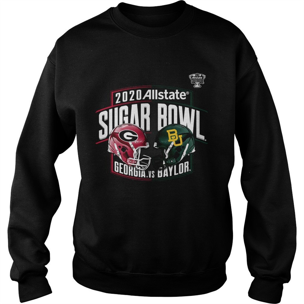 Georgia Bulldogs vs Baylor Bears Branded 2020 Sugar Bowl Matchup shirt