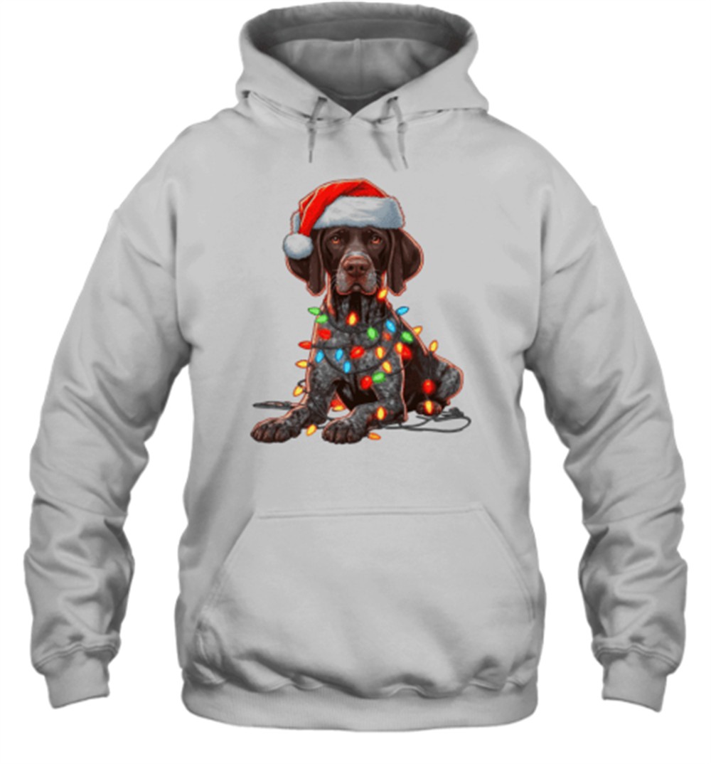 German Shorthaired Pointer Dog Christmas T-Shirt