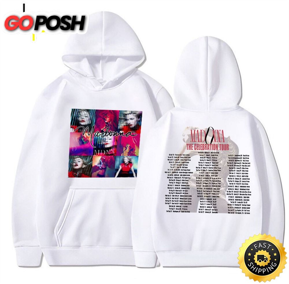 Get 2023 Madonna Four Decades The Celebration World Tour Merch Madonna Tour 2023 Shirt