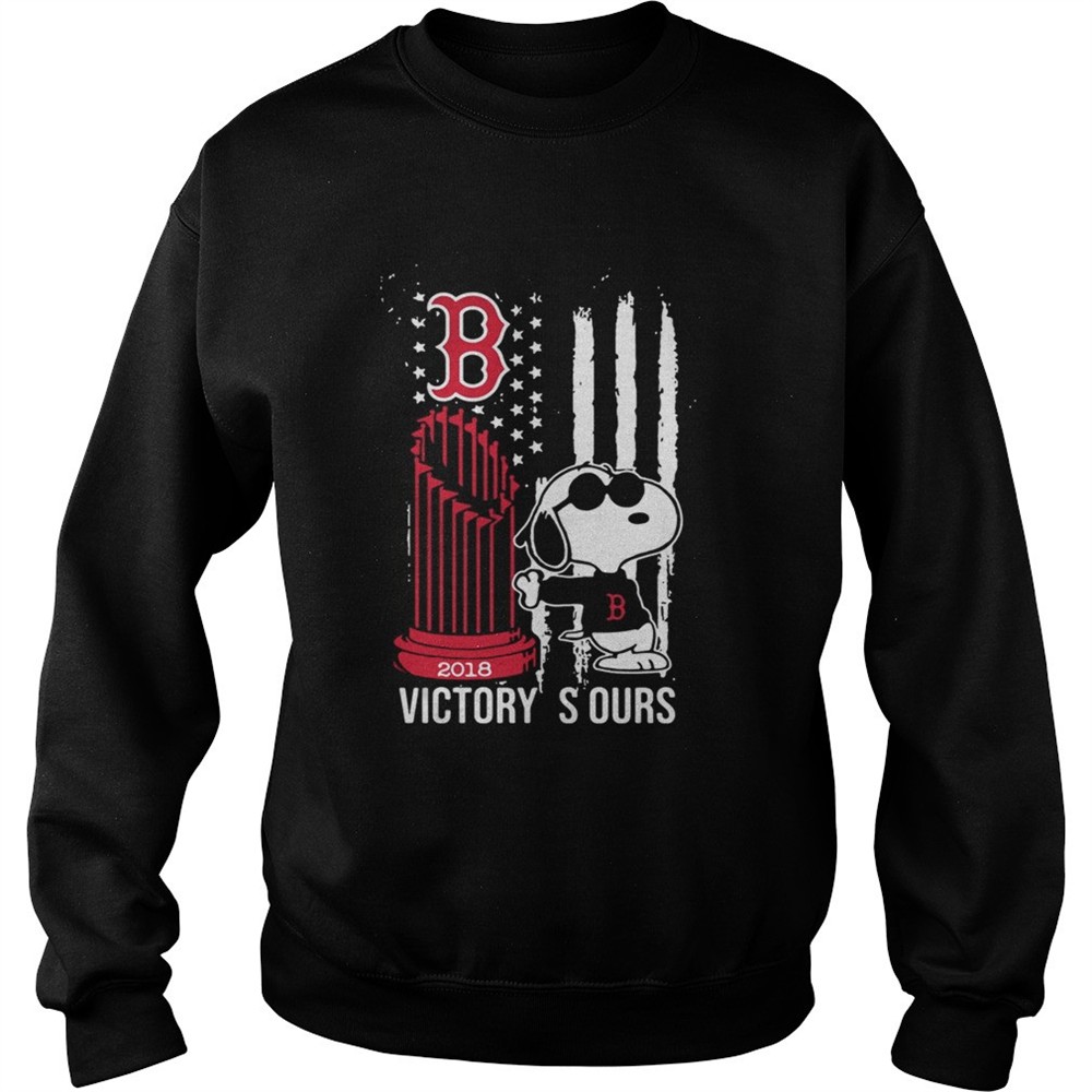 Get Now Victory Is Ours 2018 Snoopy Boston Red Sox shirt