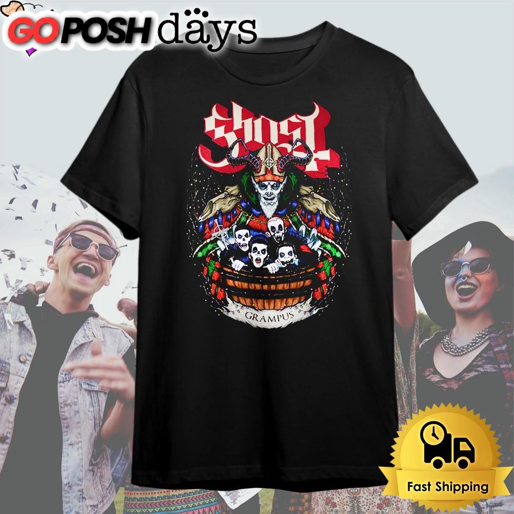 Ghost Grampus Festival Artwork Hooliday T Shirt