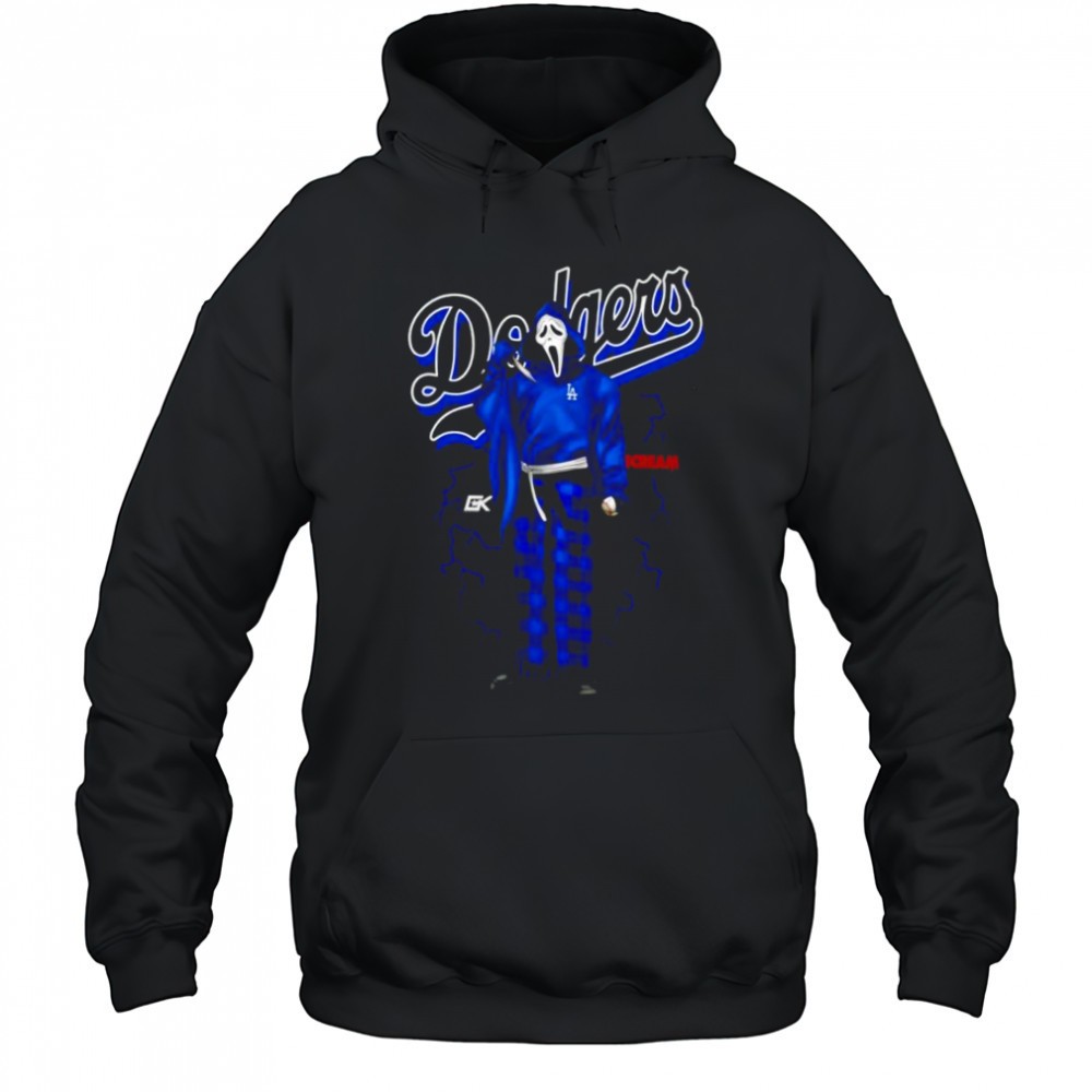 Ghostface Dodgers Los Angeles Dodgers Halloween shirt