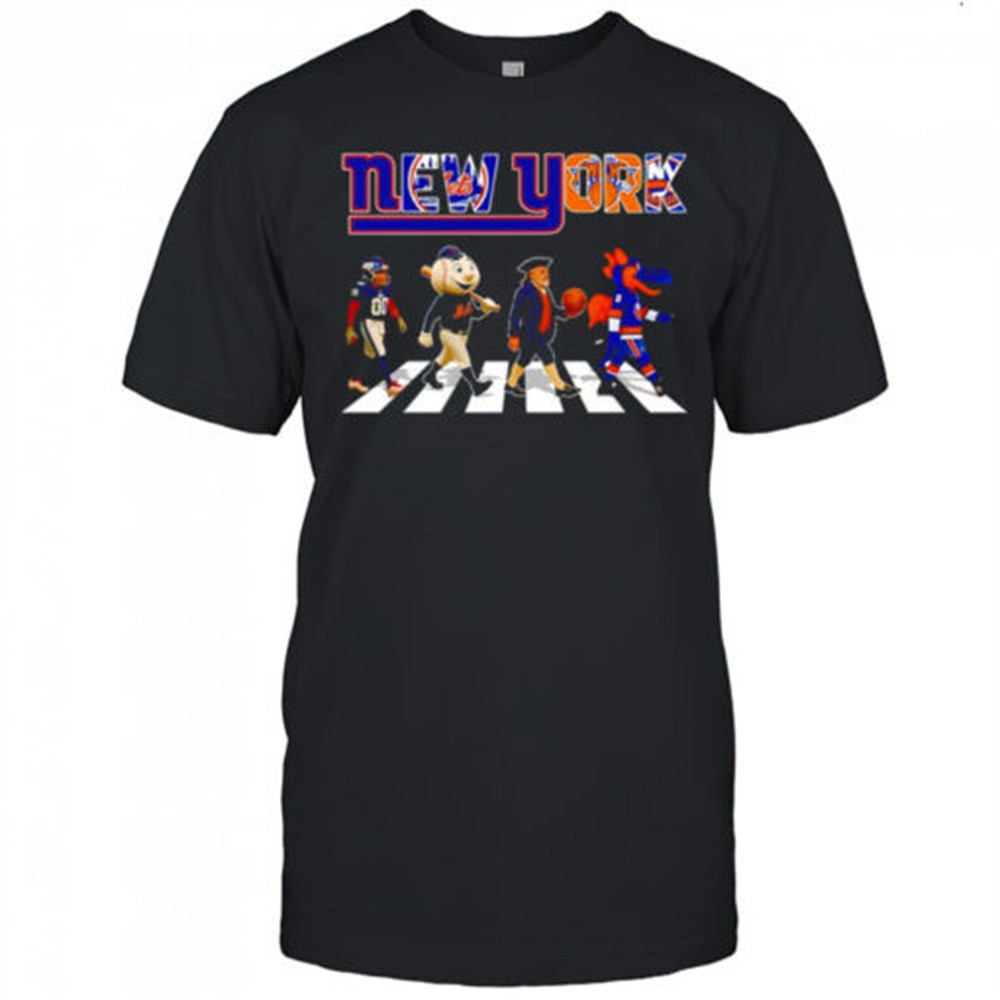 giants-mets-knicks-islanders-sports-mascot-cross-road-shirt-g0z1yk83 Giants Mets Knicks Islanders sports mascot cross road shirt