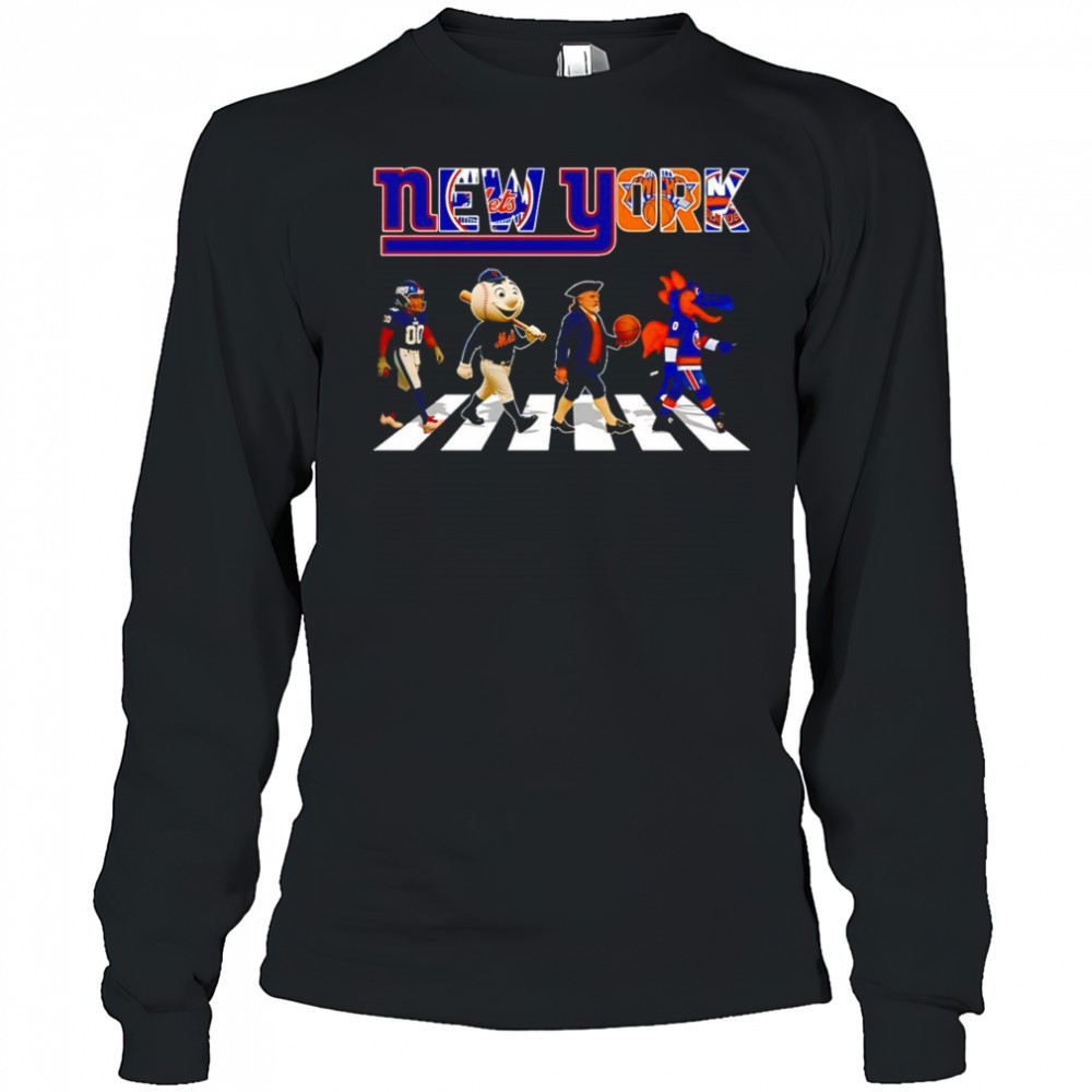 giants-mets-knicks-islanders-sports-mascot-cross-road-shirt-g0z1yk83 Giants Mets Knicks Islanders sports mascot cross road shirt