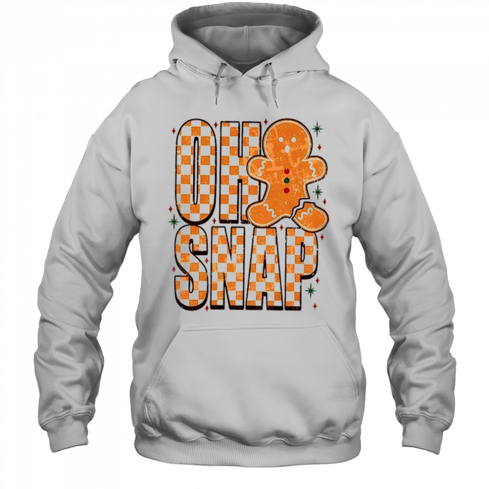 Gingerbread broken Oh Snap Funny Trendy Christmas shirt