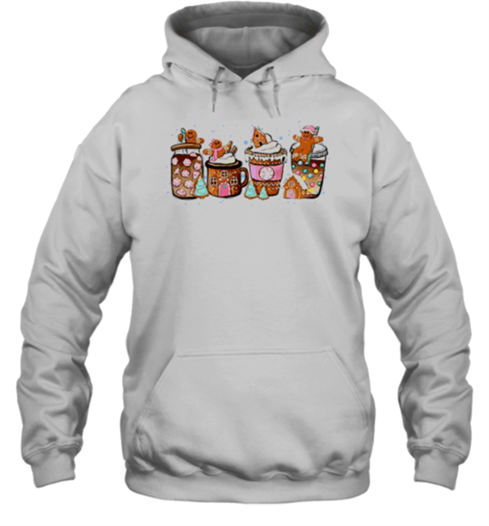 Gingerbread Christmas Coffee Christmas Teacher T-Shirt