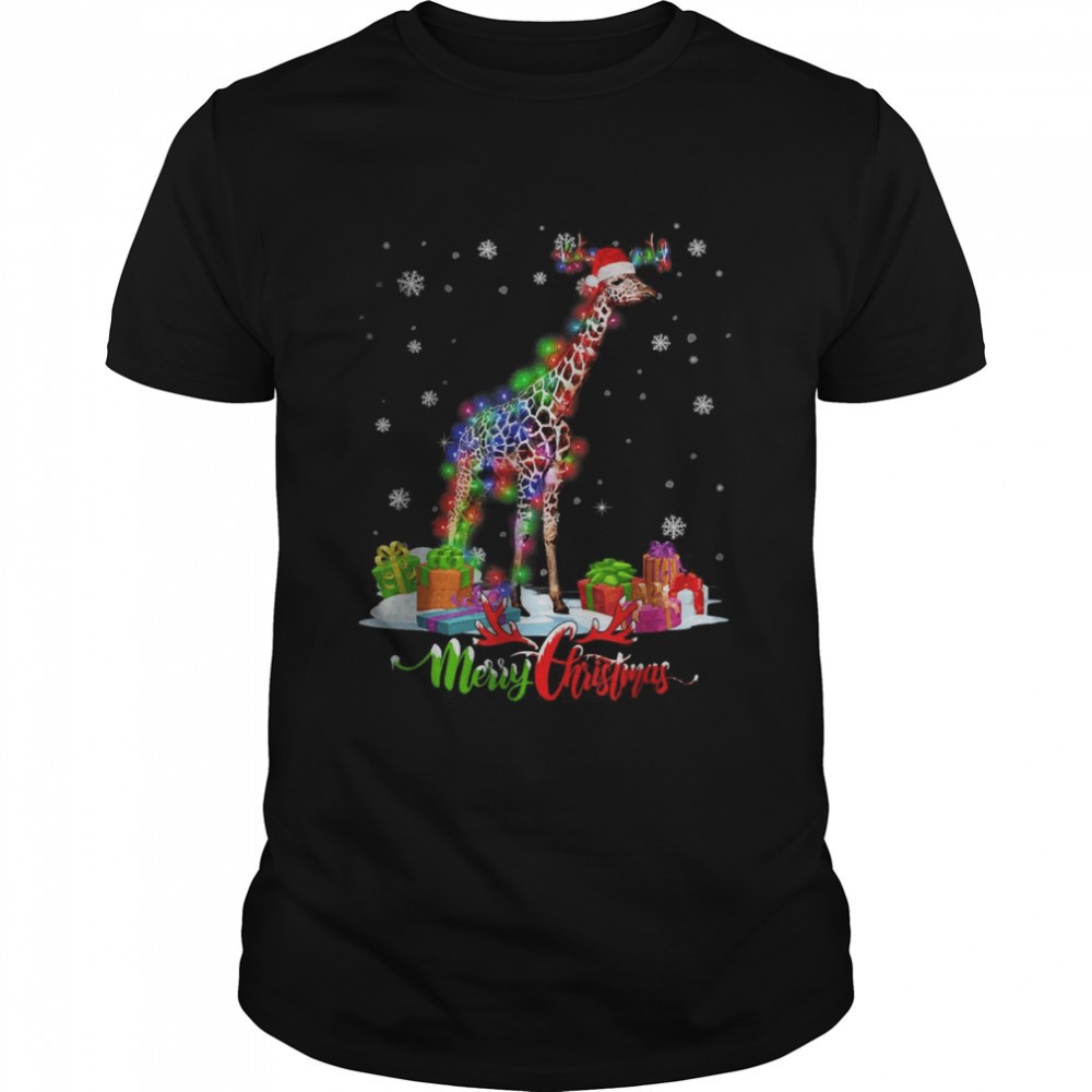 giraffe-animal-merry-christmas-party-family-matching-t-shirt-hee0bu1m Giraffe Animal Merry Christmas Party Family Matching T-Shirt