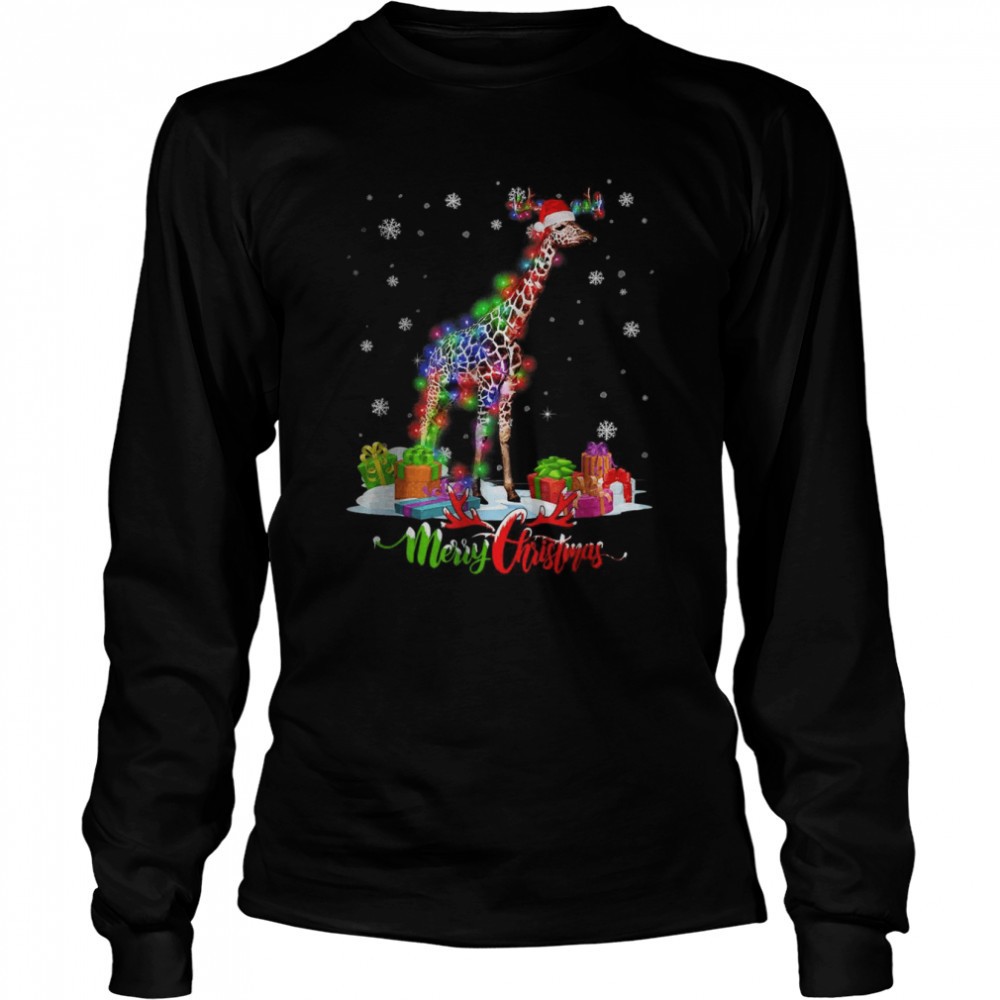 giraffe-animal-merry-christmas-party-family-matching-t-shirt-hee0bu1m Giraffe Animal Merry Christmas Party Family Matching T-Shirt