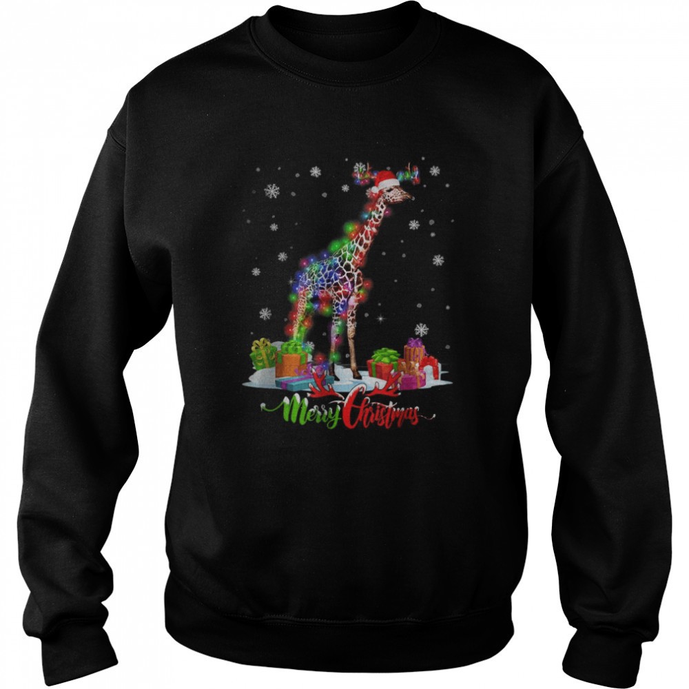 giraffe-animal-merry-christmas-party-family-matching-t-shirt-hee0bu1m Giraffe Animal Merry Christmas Party Family Matching T-Shirt