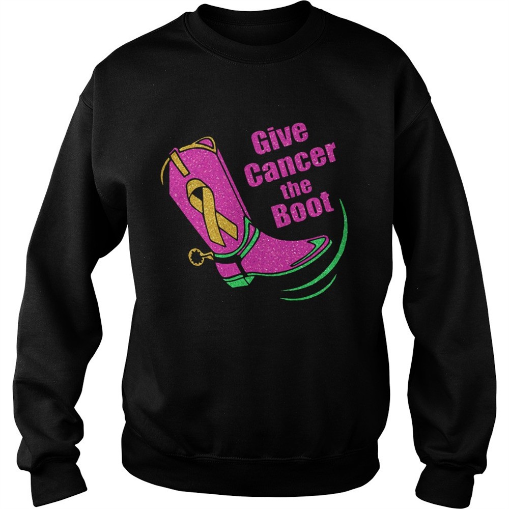 Give cancer the boot breast cancer awareness Shirt