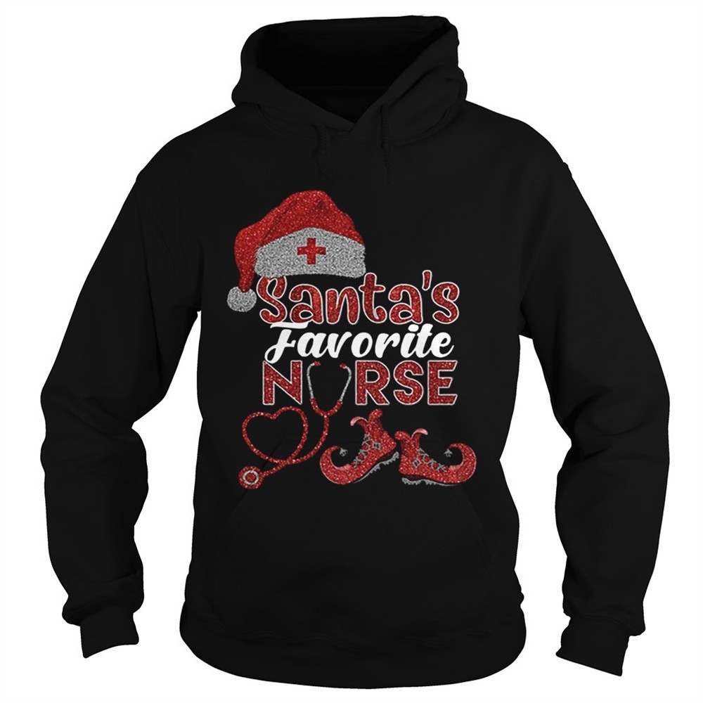 glitter-santas-favorite-nurse-christmas-shirt-8w3f27f5 Glitter Santas Favorite Nurse Christmas shirt