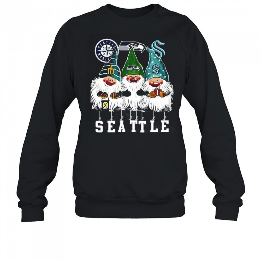 gnome-seattle-seahawks-mariners-kraken-christmas-shirt-ul553s8o Gnome Seattle Seahawks Mariners Kraken Christmas shirt