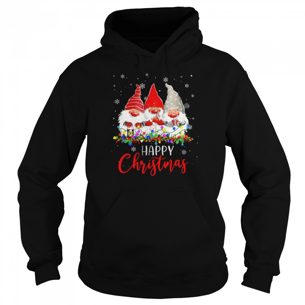 Gnomes Christmas Lights Happy Christmas shirt