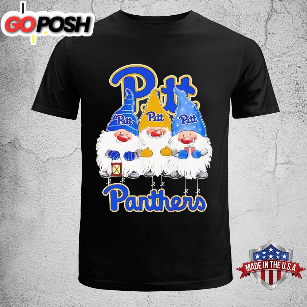 Gnomies fans of Pittsburgh Panthers Christmas Unisex T-Shirt