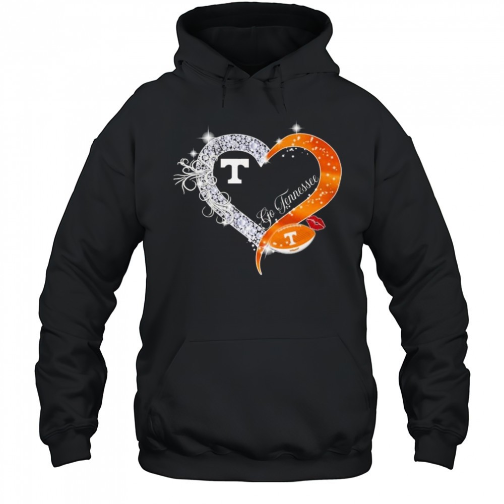 Go Tennessee Volunteers Diamond Heart 2025 Shirt