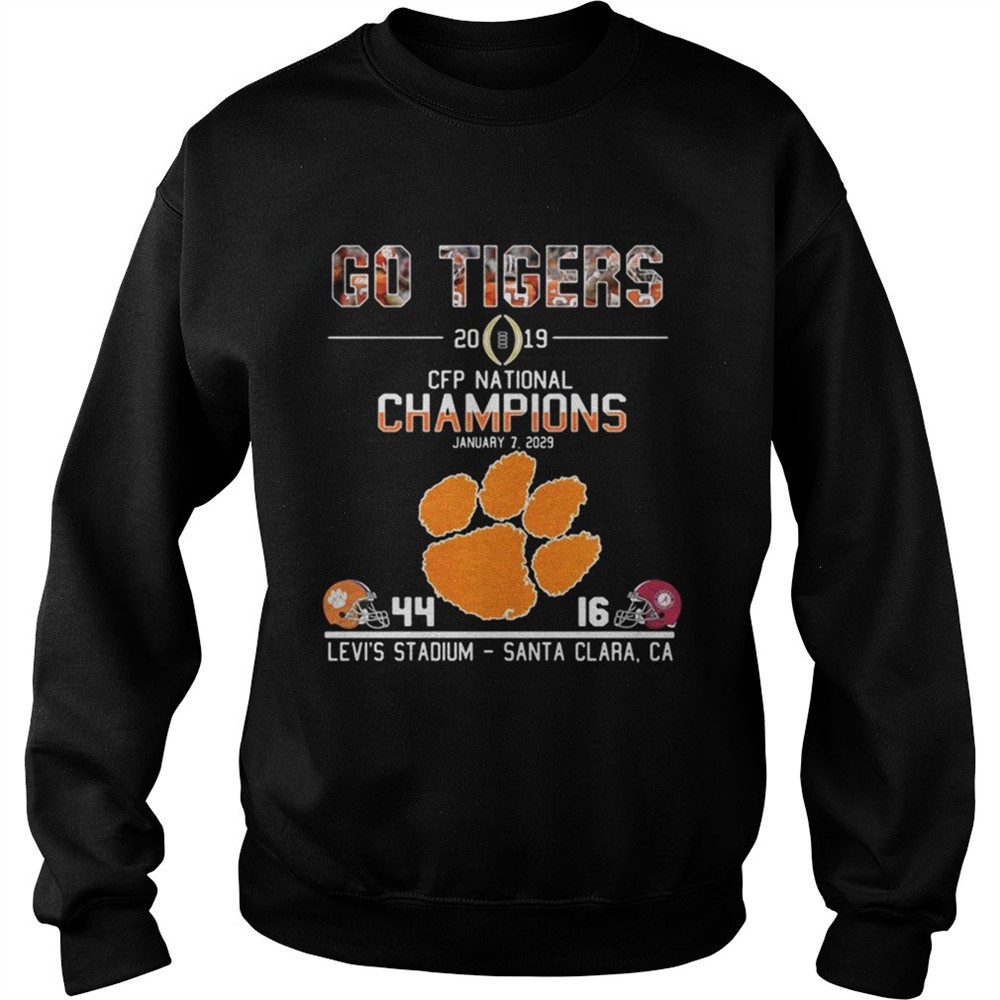 go-tigers-2019-cfp-national-champions-january-7-2029-44-16-levis-stadium-santa-c-emcq1ch2 Go tigers 2019 CFP national champions January 7 2029 44 16 Levis stadium santa clara CA shirt
