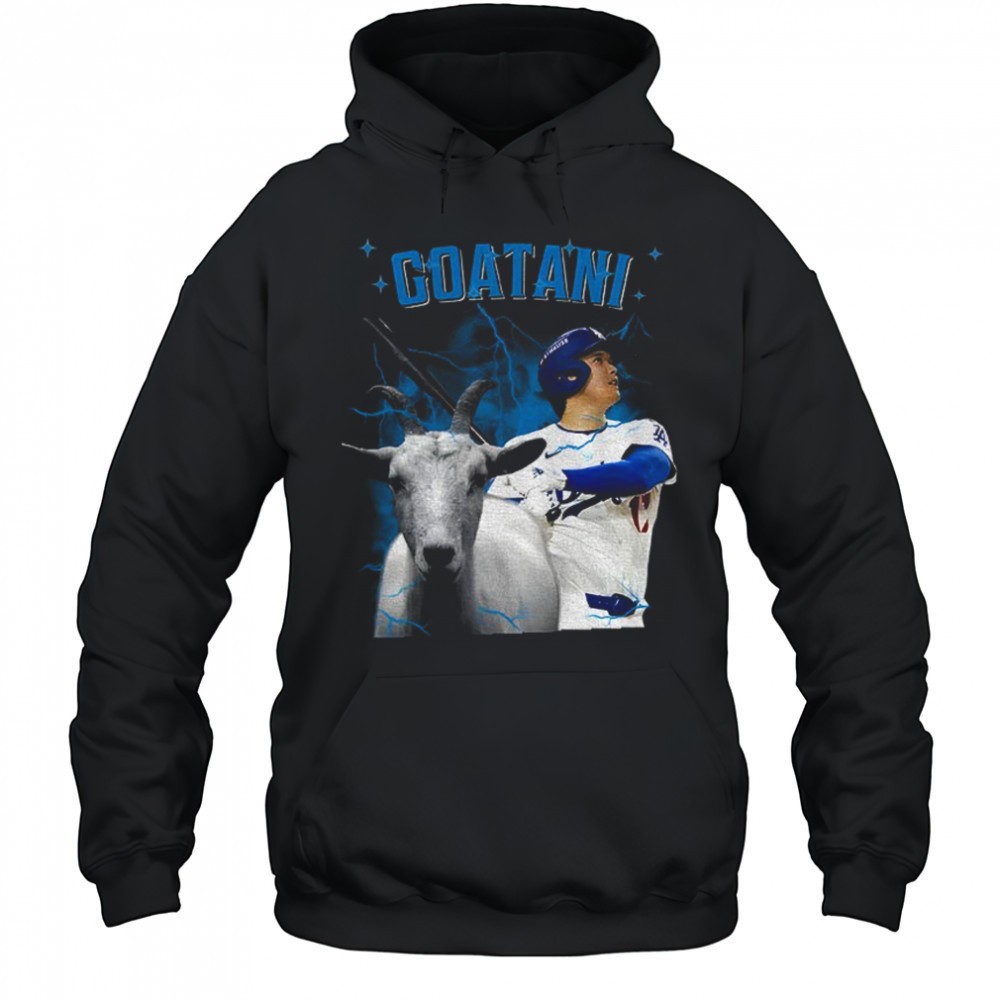 Goatani Shohei Ohtani Goat Los Angeles Dodgers MLB Baseball shirt