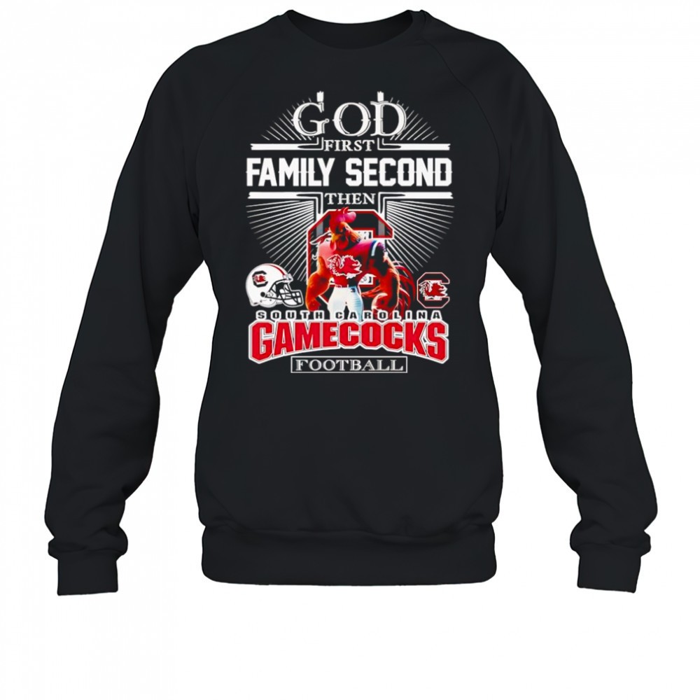 god-first-family-second-then-south-carolina-gamecocks-football-mascot-2025-shirt-lklik3av God first family second then South Carolina Gamecocks football mascot 2025 shirt