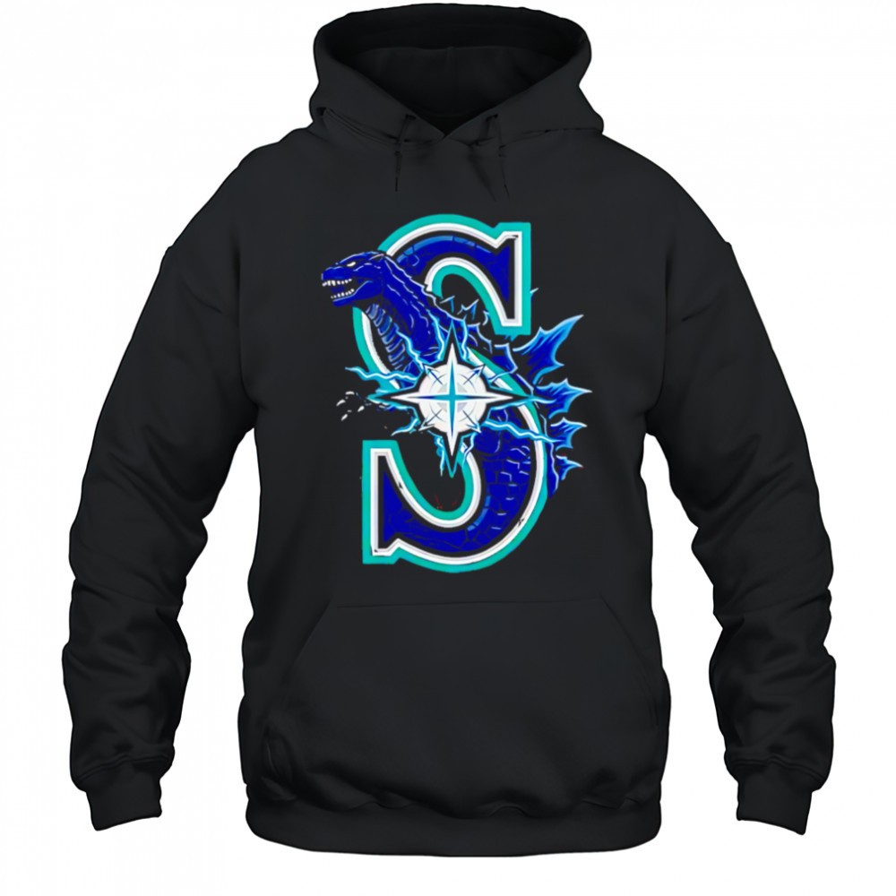 Godzilla Collab Seattle Mariners 2025 Baseball shirt