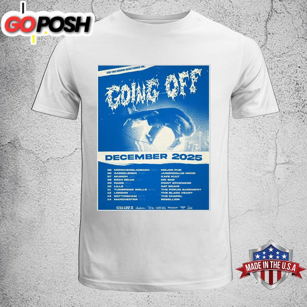 Going Off Tour December 2025 Unisex T-Shirt