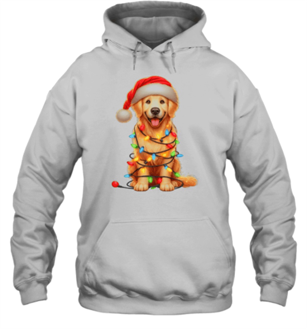Golden Retriever Dog Christmas T-Shirt
