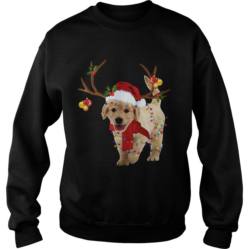 Golden Retriever Gorgeous Reindeer Crewneck shirt
