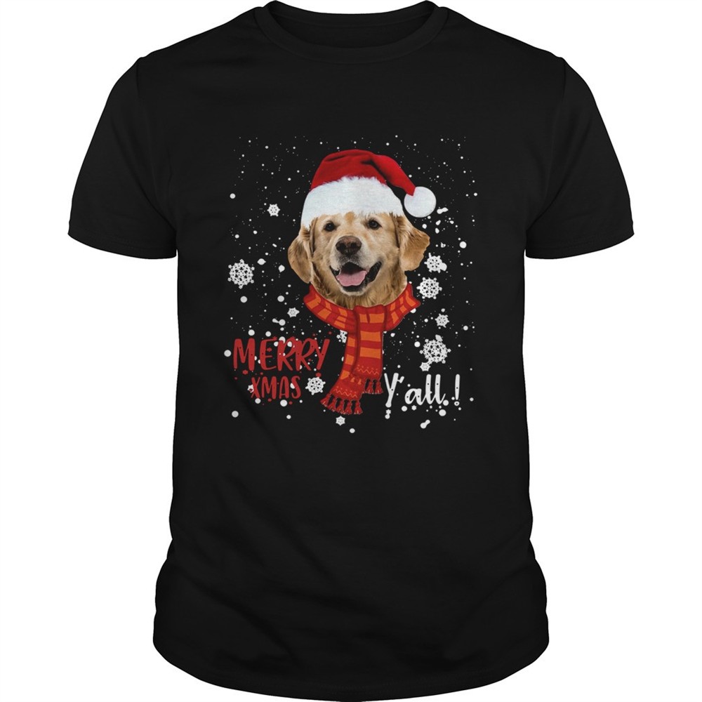 golden-retriever-merry-xmas-yall-shirt-ytrl13j3 Golden Retriever Merry Xmas Yall shirt
