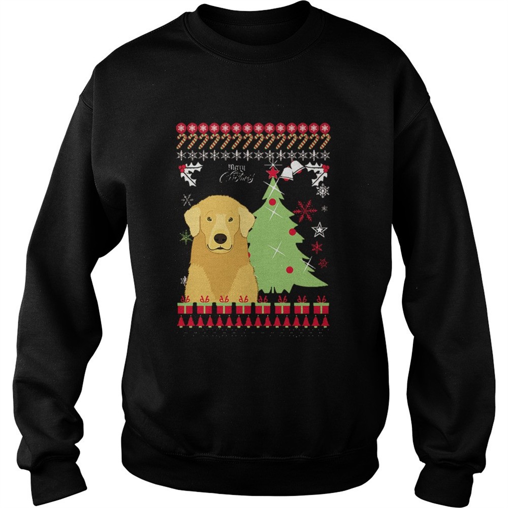 Golden retriever Ugly Christmas shirt