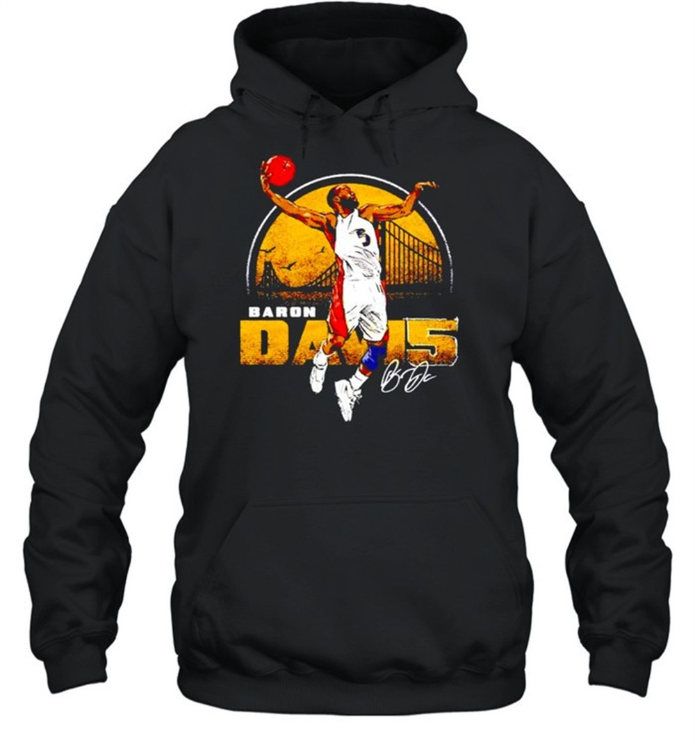 Golden State Throwbacks Baron Davis Bay Area signature shirt