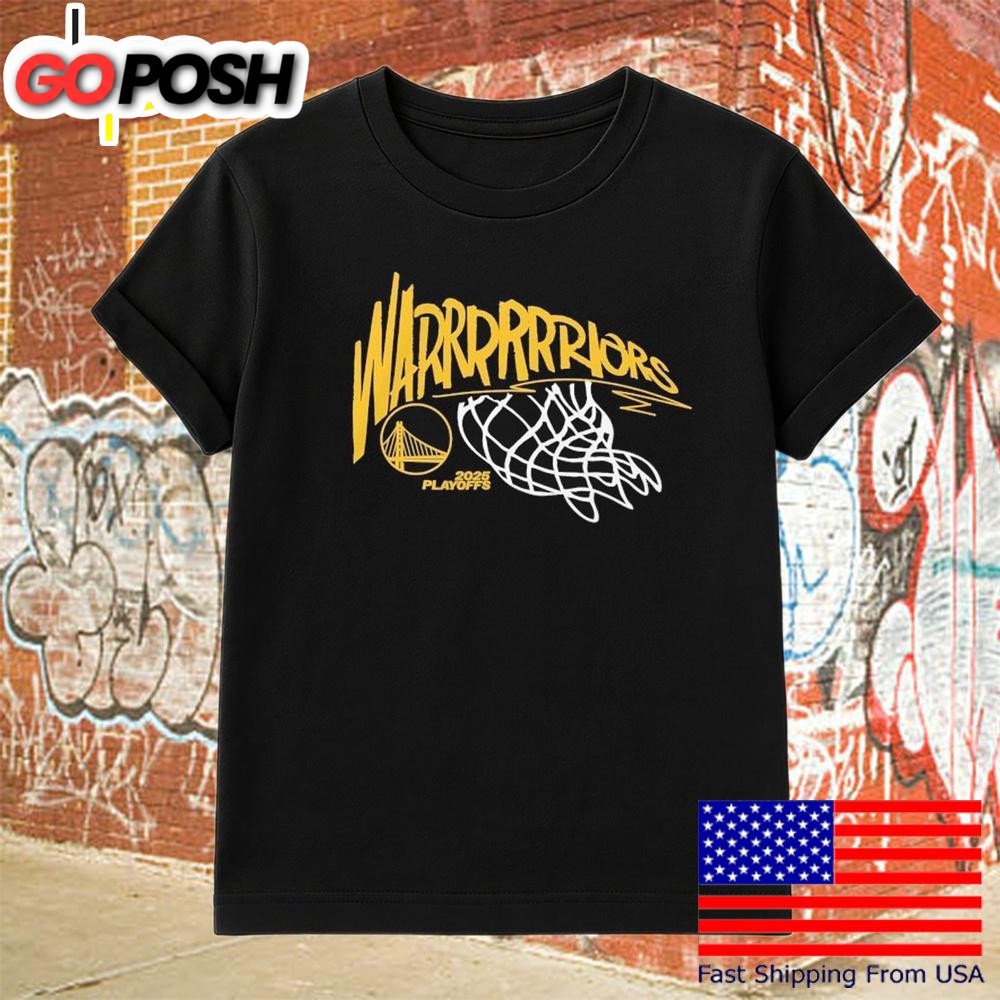 Golden State Warriors 2025 NBA Playoffs Swish T-Shirt