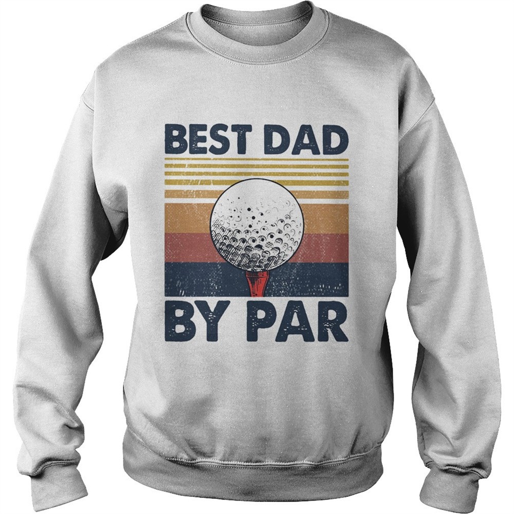 Golf best dad by par vintage 2020 shirt