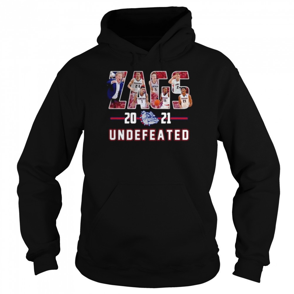 Gonzaga Bulldogs Zags 2021 Undefeated Shirt