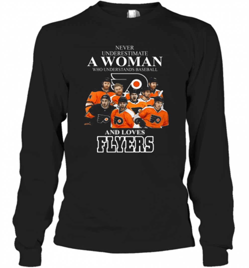 good-never-underestimate-a-woman-who-understands-baseball-and-loves-flyers-t-shi-owb70vtp Good Never Underestimate A Woman Who Understands Baseball And Loves Flyers T-Shirt