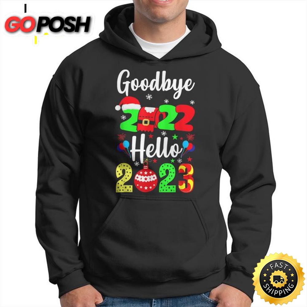 Goodbye 2025 Hello 2025 Happy New Years Eve Christmas Xmas Unisex Basic T-shirt
