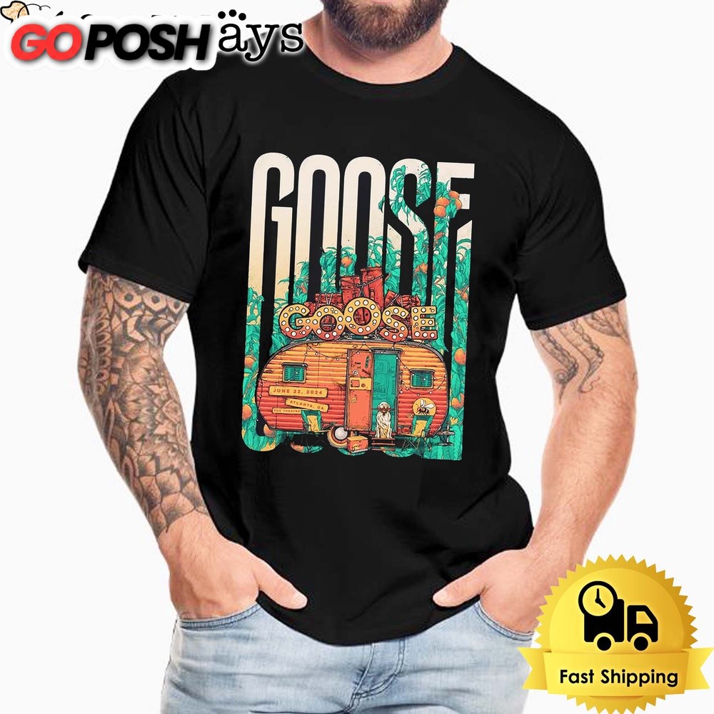 Goose Poster For The Show In Atlanta GA Night Two At Fox Theatre On June 22th 2024 Unisex T-Shirt