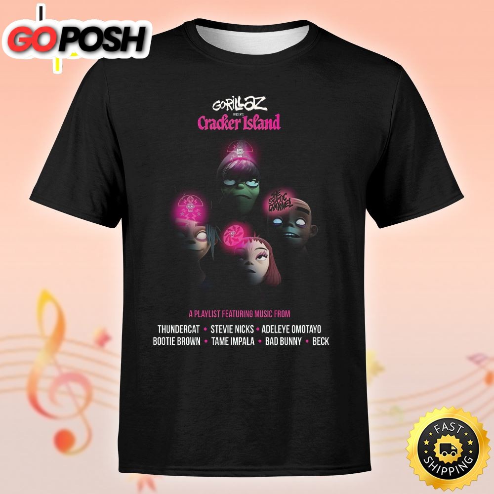 Gorillar Presents Cracker Island Basic Unisex T-Shirt