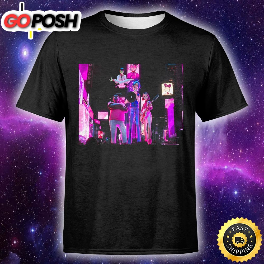 Gorillaz Announce September 2025 ‘The Getaway Shows Unisex T-Shirt