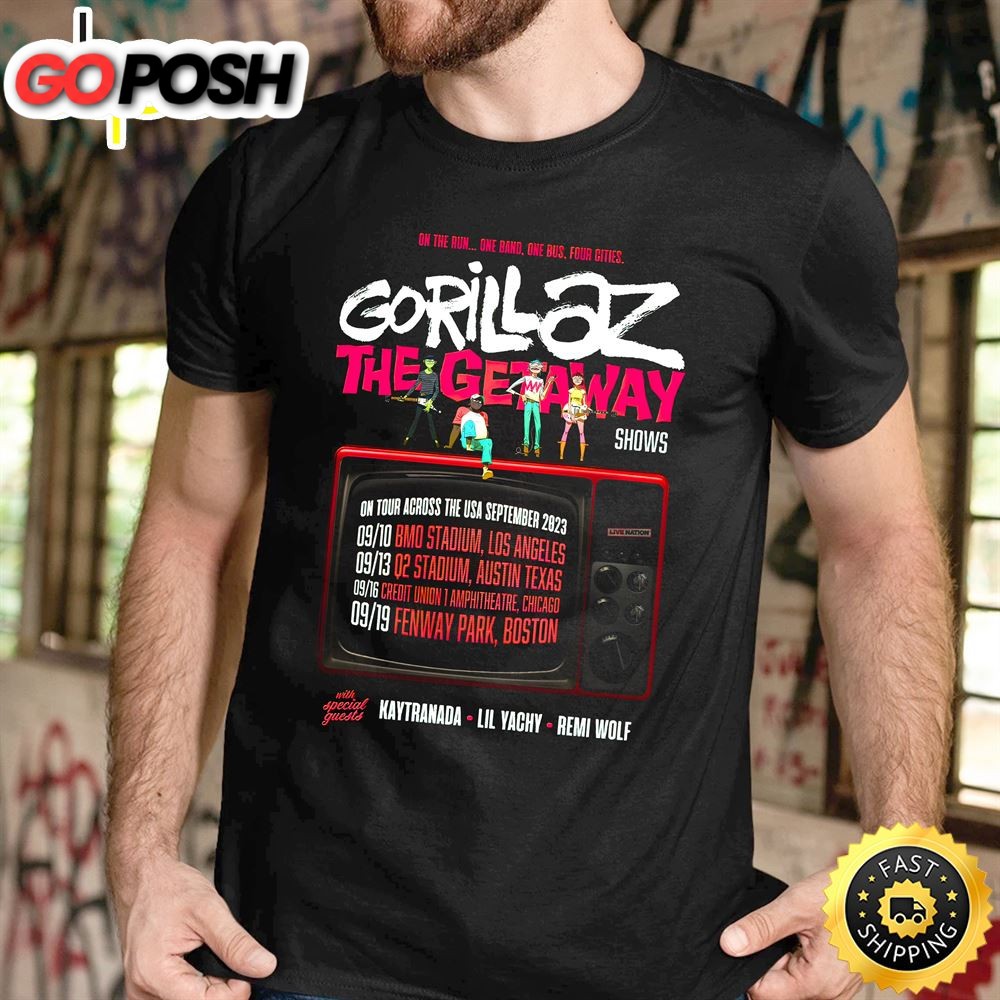 gorillaz-announce-the-getaway-tour-2025-unisex-t-shirt-eezlhxyx Gorillaz Announce ‘The Getaway Tour 2025 Unisex T-Shirt