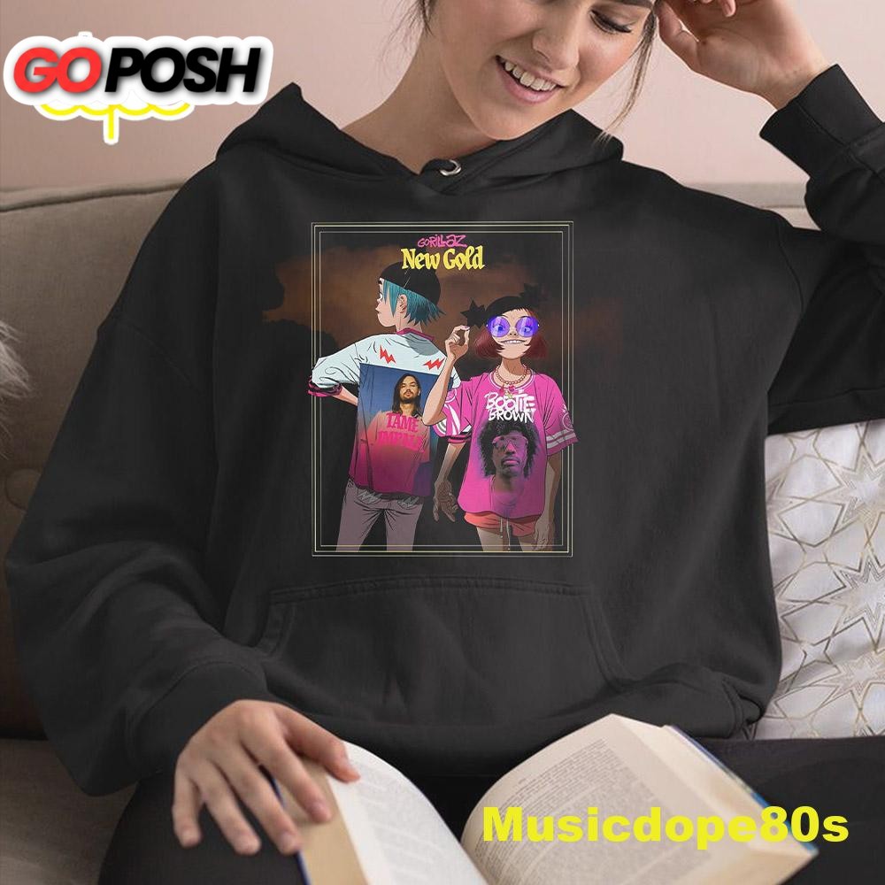 Gorillaz New Gold North America Tour 2022 3d Shirt All Over Print