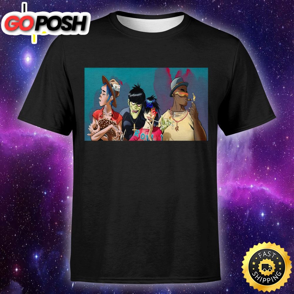 Gorillaz Tour 2025 – 2025 Unisex T-Shirt