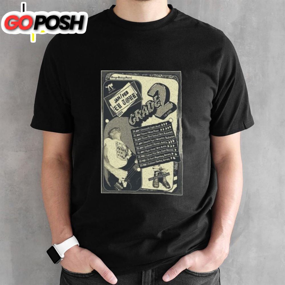 Grade 2 Eu Tour 2025 Poster Shirt