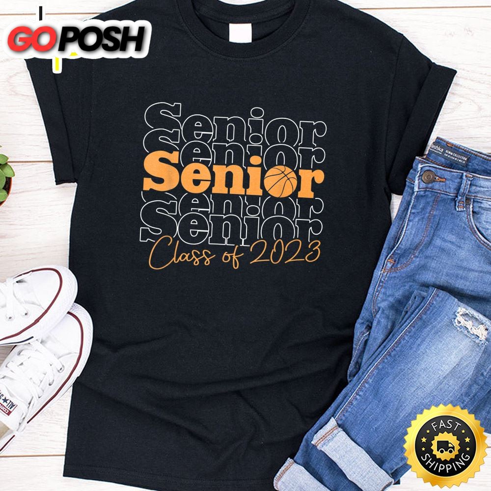 Graduate Senior Class of 2025 Basketball Player Graduation T-Shirt