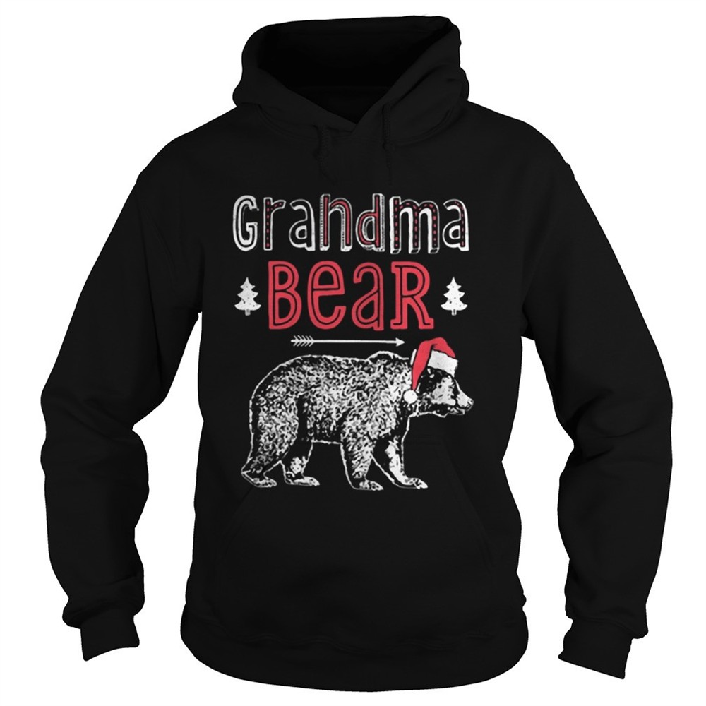 Grandma Bear Christmas Santa Shirt