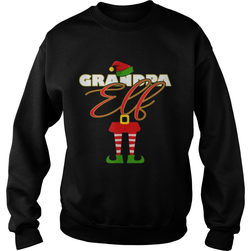 Grandpa Elf Papa Christmas Matching Elves Family Group shirt