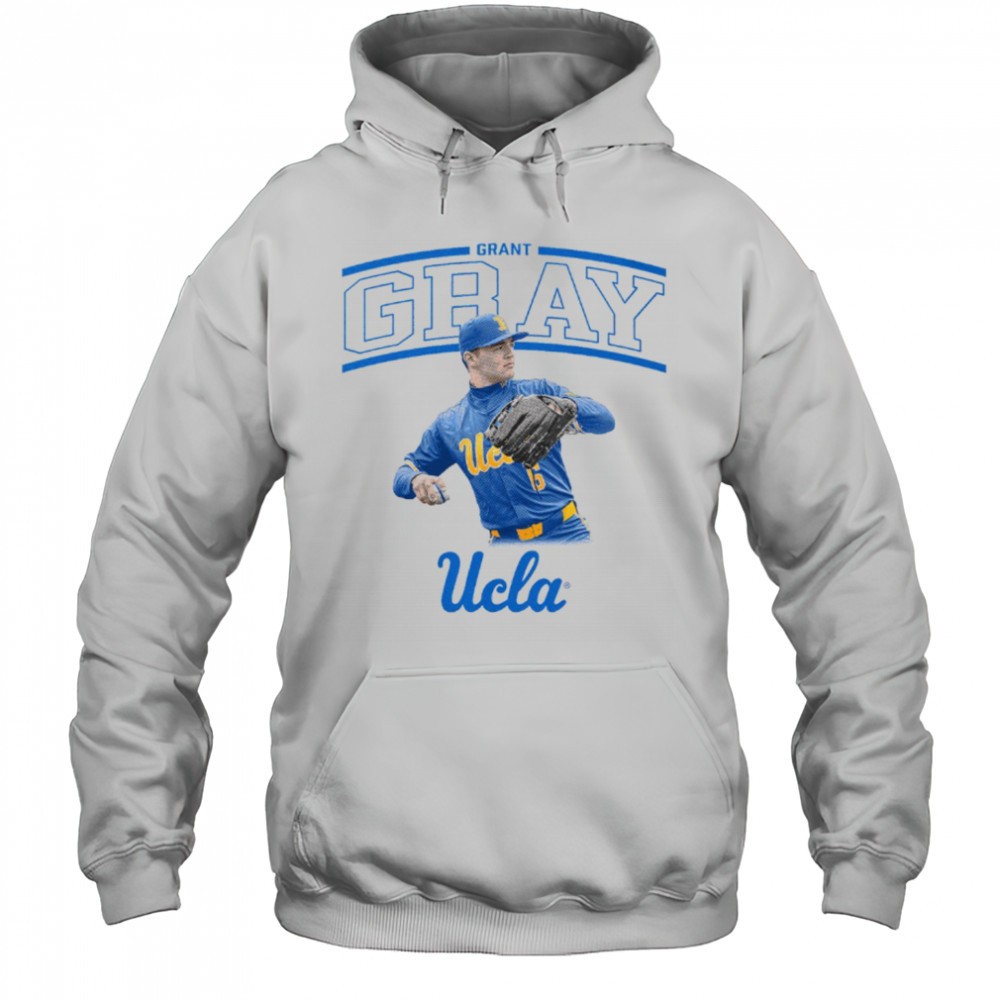 Grant Gray Illustrated UCLA Bruins Baseball NCAA Division I t-shirt