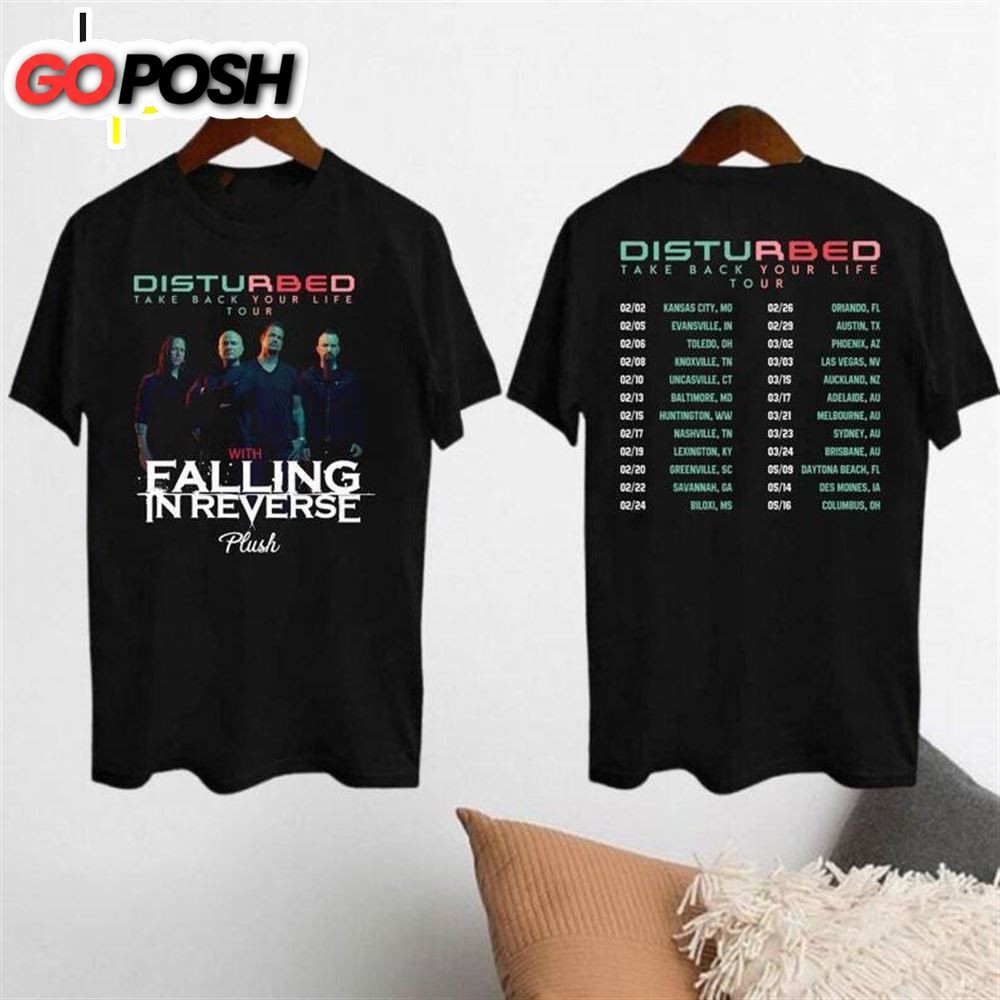 Graphic Disturbed 2024 Tour Shirt, Disturbed Take Back Your Life Tour 2024 Shirt