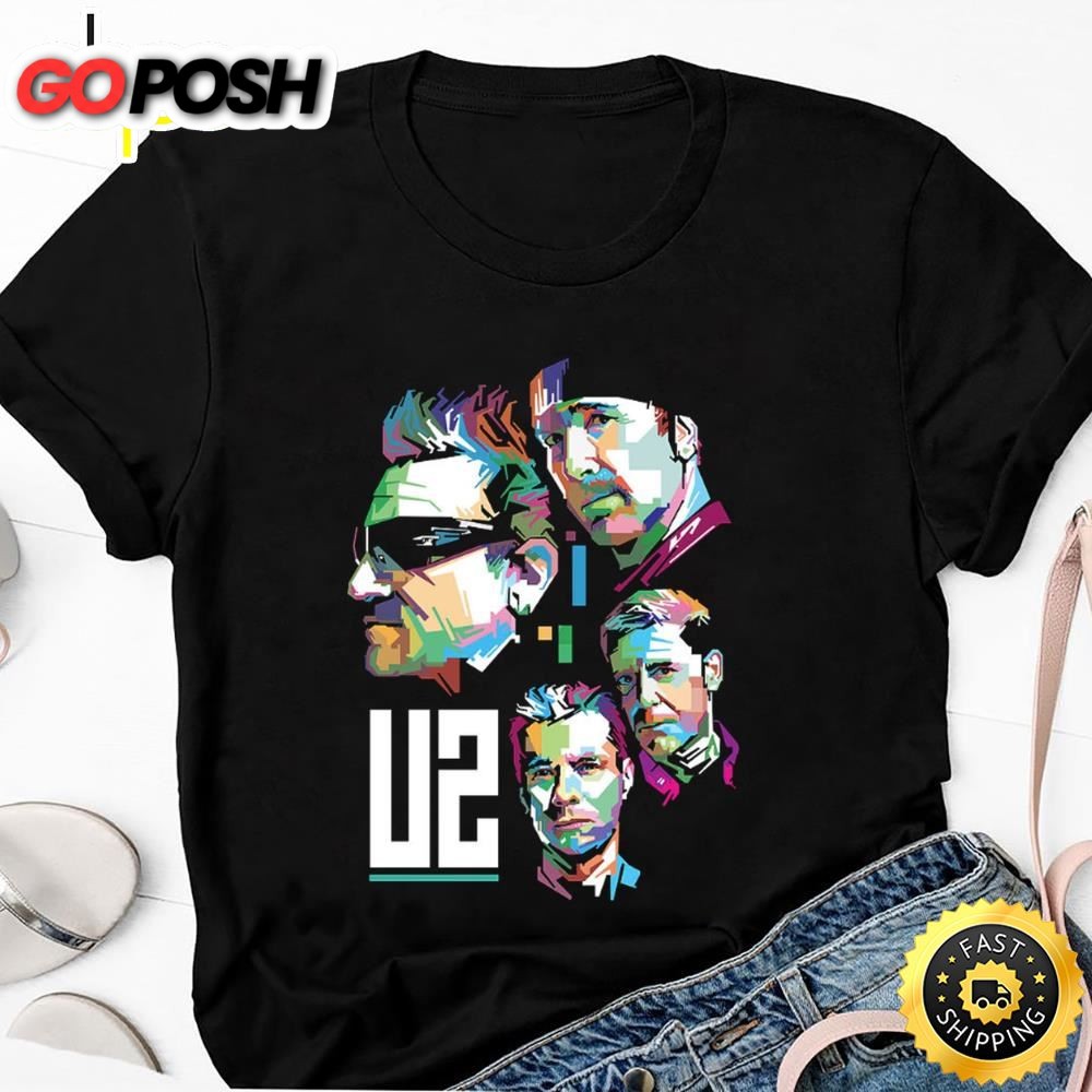 Graphic U2 Band Shirt Achtung Baby U2 T-Shirt Classic Rock