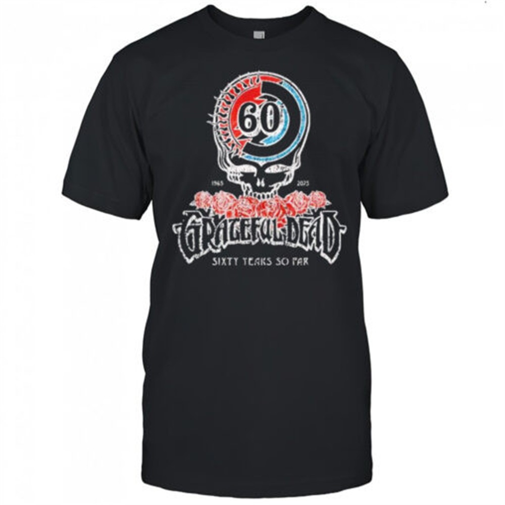 grateful-dead-60th-anniversary-logo-t-shirt-qmg829id Grateful Dead 60th Anniversary Logo T-Shirt