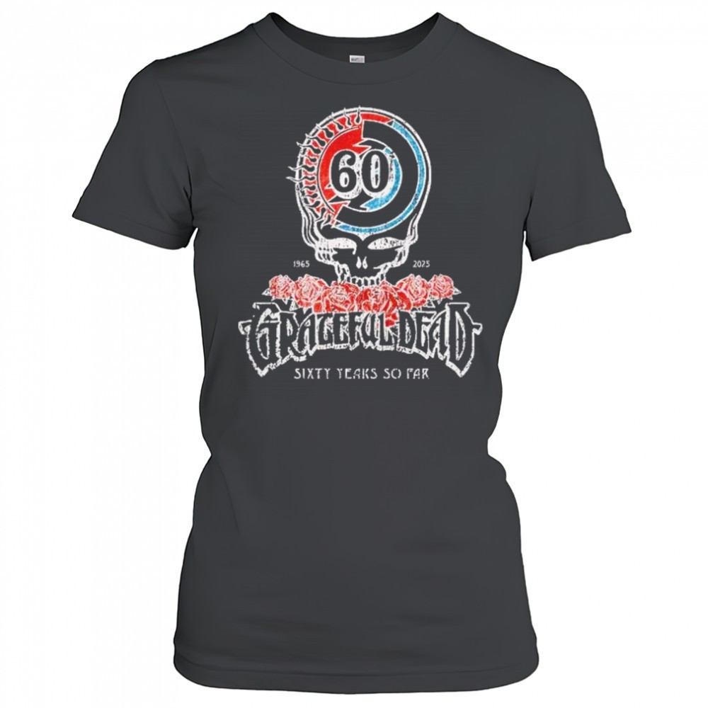 grateful-dead-60th-anniversary-logo-t-shirt-qmg829id Grateful Dead 60th Anniversary Logo T-Shirt
