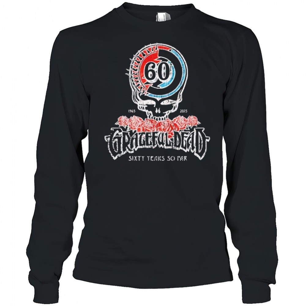 grateful-dead-60th-anniversary-logo-t-shirt-qmg829id Grateful Dead 60th Anniversary Logo T-Shirt